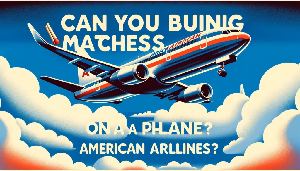 Can You Bring Matches on a Plane with American Airlines