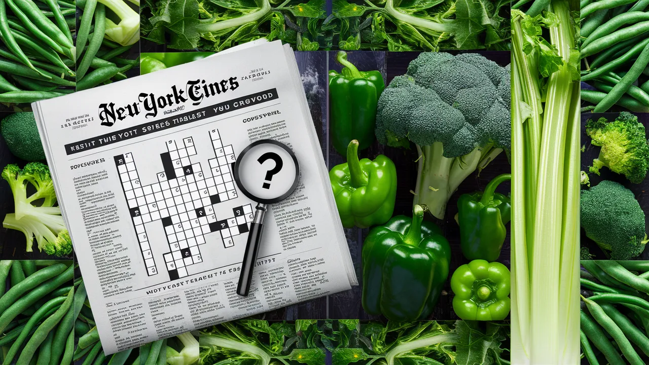 Crunchy Green Vegetable NYT Crossword Clue